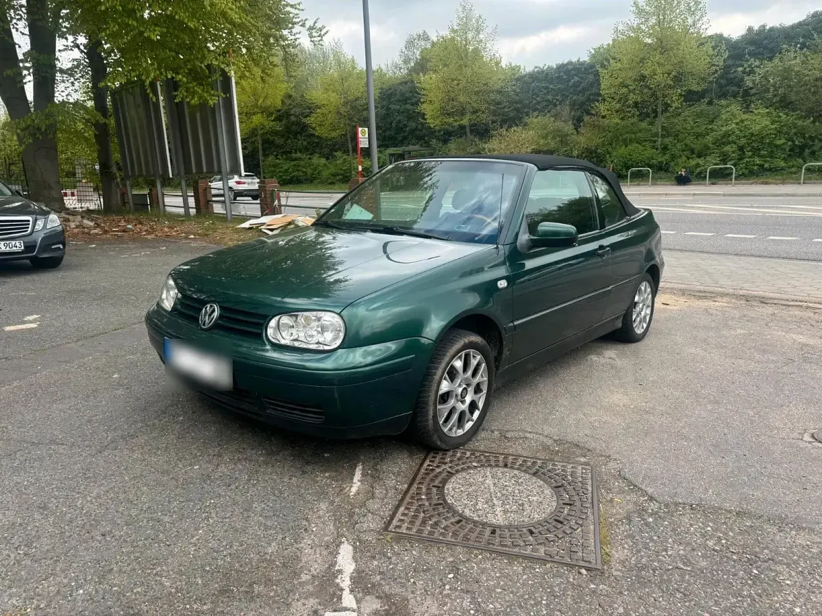Używany VW Golf 115 KM (84 kW) 2001 Zielony Kabriolet