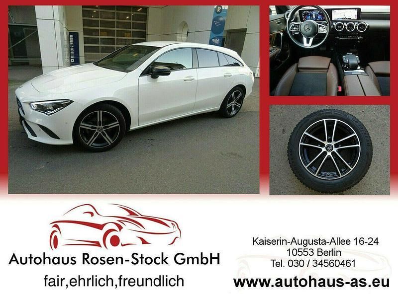 Weiß Gebraucht 2020 Mercedes CLA200 Shooting Brake Progressive Kombi | 25.900 € (Fairer Preis) - Bild 1/3