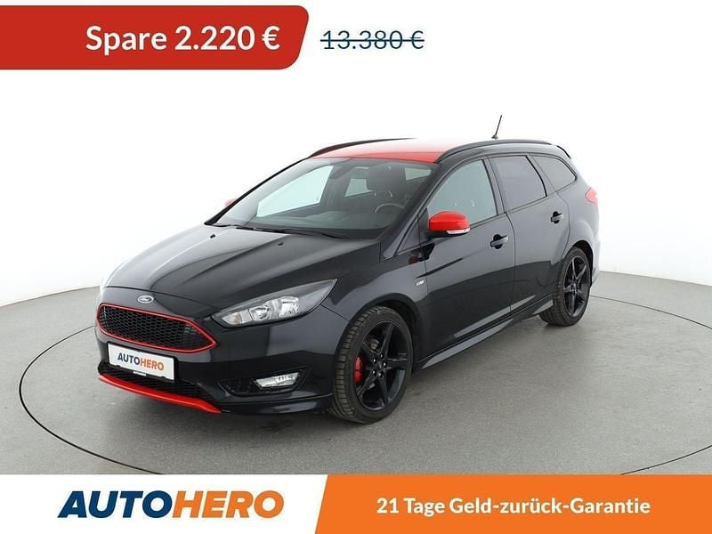 Schwarz Gebraucht 2018 Ford Focus ST-Line Kombi | 11.160 € (Guter Preis) - Bild 1/3