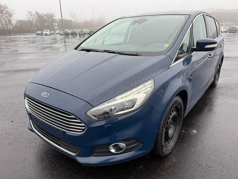 Blau Gebraucht 2017 Ford S-MAX Business Edition Van / Kleinbus | 6.900 € (Fairer Preis) - Bild 1/4