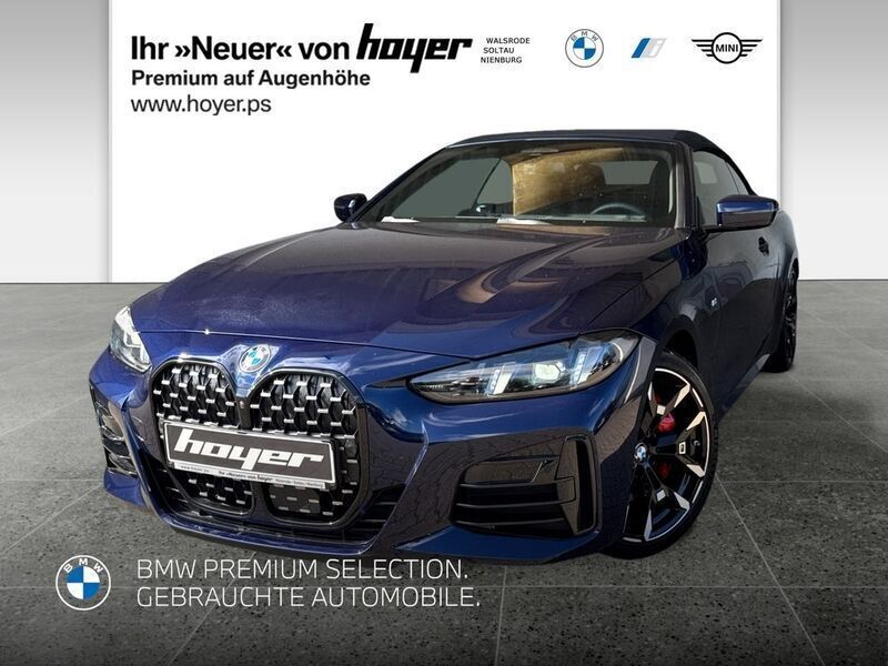 Bmw individual tansanitblau Gebraucht 2024 BMW 420 M Sport Cabrio | 57.990 € - Bild 1/4
