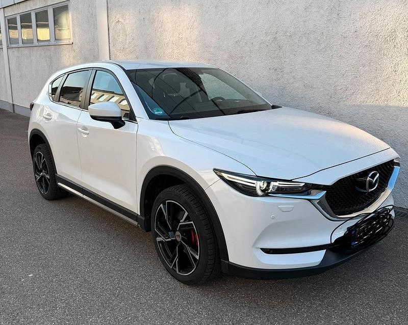 Gebraucht Mazda CX-5 Exclusive-Line 150 PS (110 kW) 2018 Weiß SUV