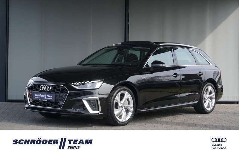 Mythosschwarz metallic Gebraucht 2023 Audi A4 S-Line Kombi | 43.980 € (Teuer) - Bild 1/4