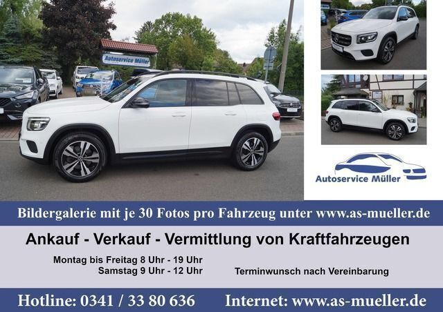 Weiss (metallic) Gebraucht 2020 Mercedes GLB250 SUV | 36.850 € (Fairer Preis) - Bild 1/4