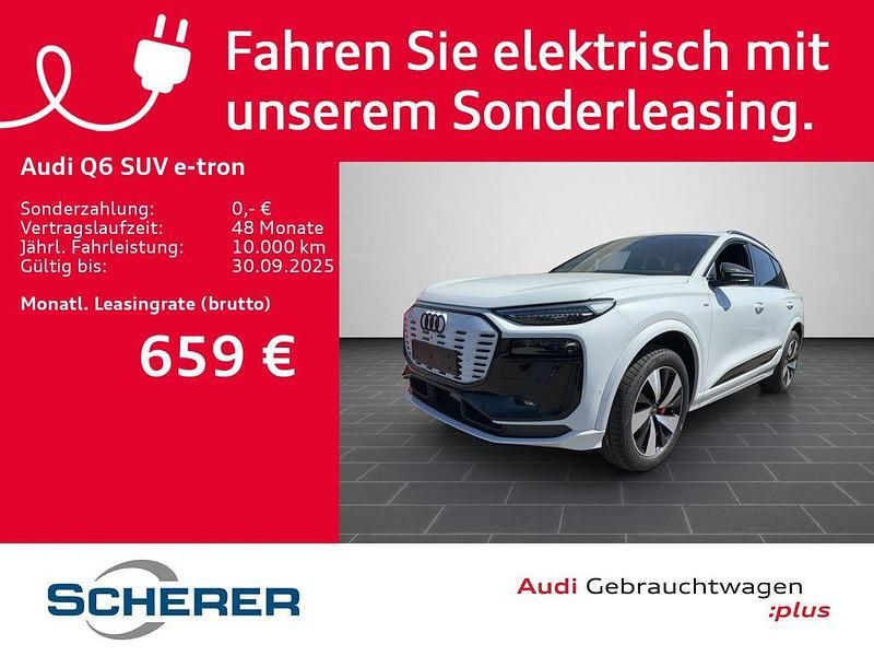 Gletscherweiß metallic (metallic) Neu 2024 Audi Q6 e-tron Advanced SUV | 69.990 € (Superpreis) - Bild 1/4