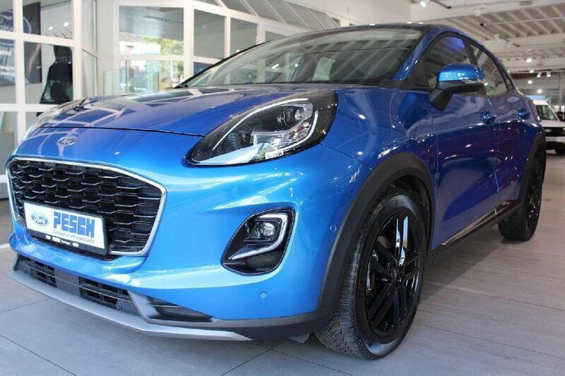 Blau Gebraucht 2021 Ford Puma Titanium SUV | 16.990 € (Guter Preis) - Bild 1/4