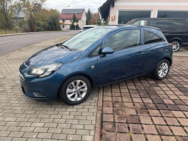 Blau Gebraucht 2016 Opel Corsa drive Kleinwagen | 8.700 € (Etwas zu teuer) - Bild 1/4