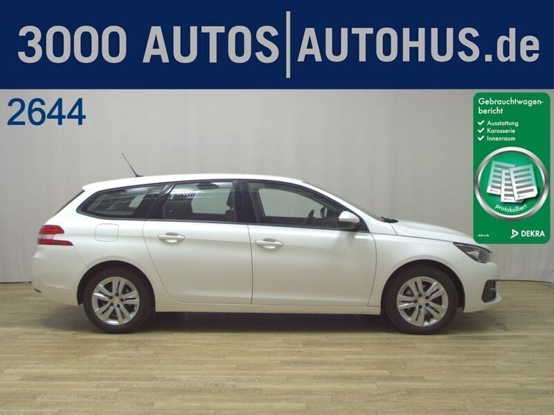 Weiss Gebraucht 2019 Peugeot 308 Active Kombi | 9.380 € (Superpreis) - Bild 1/2