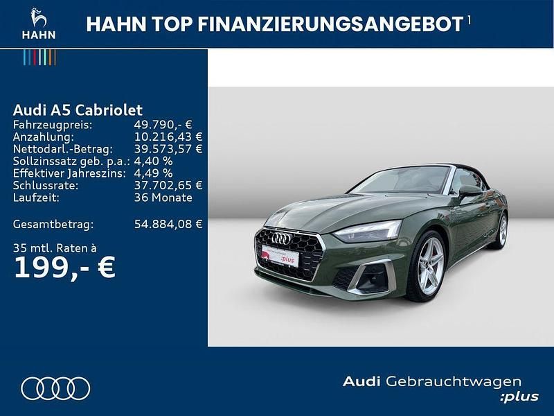 Gebraucht Audi Cabriolet S-Line 204 PS (150 kW) 2025 Grün Cabrio