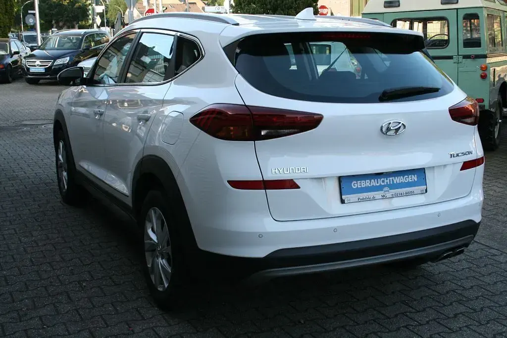 Gebraucht Hyundai Tucson Style 177 PS (130 kW) 2020 Polar white / sol SUV