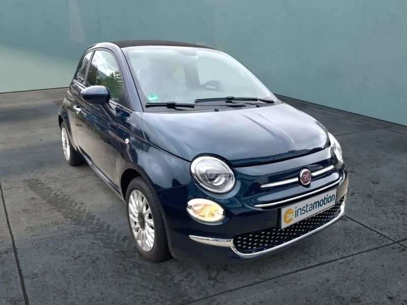 Blau Gebraucht 2021 Fiat 500C Dolcevita Cabrio | 13.390 € (Fairer Preis) - Bild 1/2