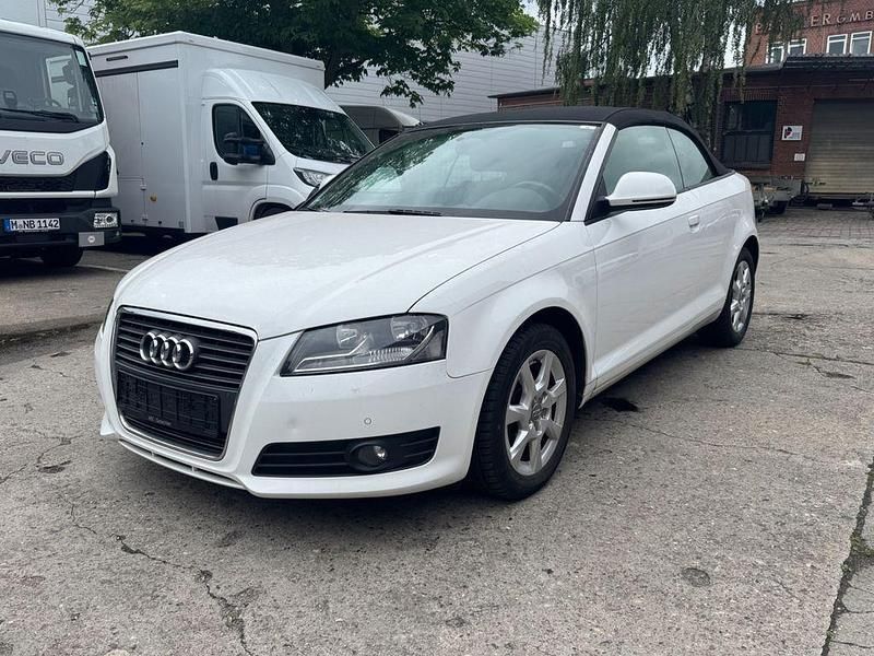 Weiß Gebraucht 2009 Audi A3 Cabriolet Attraction Cabrio | 5.300 € (Superpreis) - Bild 1/4