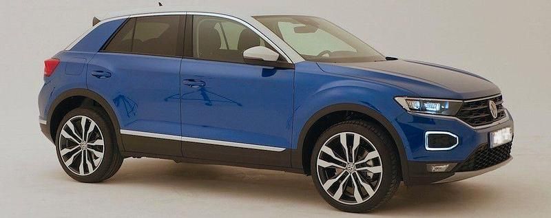Blau Gebraucht 2020 VW T-Roc SUV | 20.990 € (Fairer Preis) - Bild 1/4