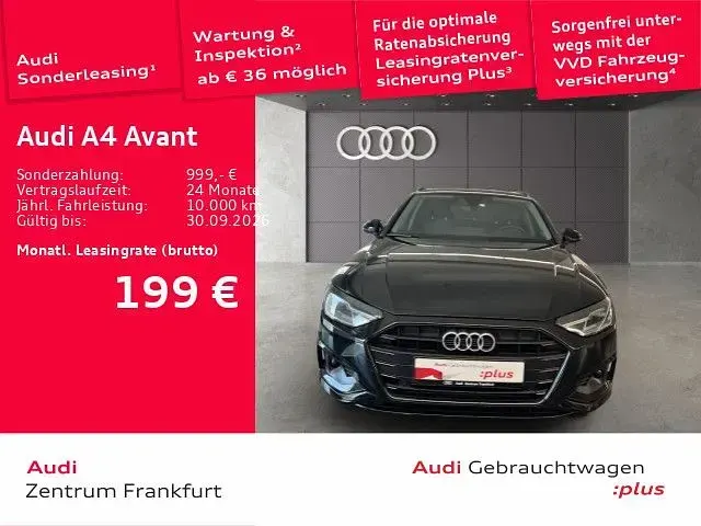 Gebraucht Audi A4 Advanced 150 PS (110 kW) 2023 Schwarz Kombi