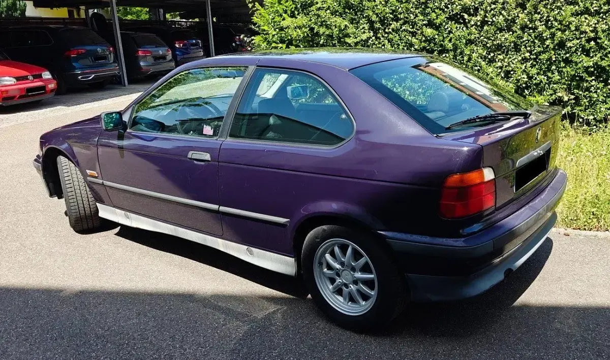 Gebraucht BMW 316 Sport Line 102 PS (75 kW) 1996 Violet Coupé
