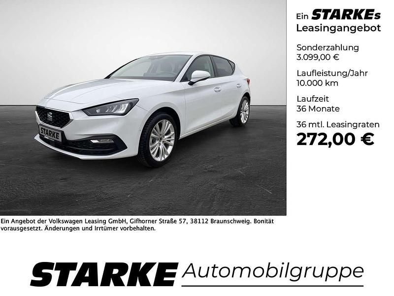 Neu Seat Leon Style 150 PS (110 kW) 2025 Weiß Limousine
