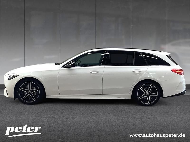 Gebraucht Mercedes C200 AMG 163 PS (119 kW) 2024 Unilack polarweiß Kombi
