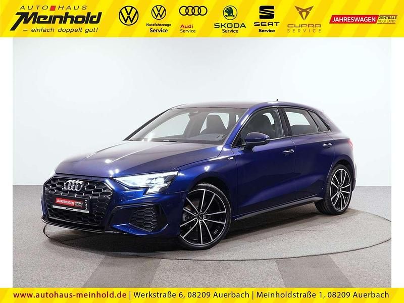 Blau Gebraucht 2023 Audi A3 S-Line Limousine | 27.444 € (Guter Preis) - Bild 1/4