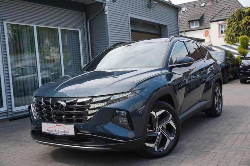 Teal blue / met Gebraucht 2022 Hyundai Tucson Prime SUV | 30.470 € (Fairer Preis) - Bild 1/4