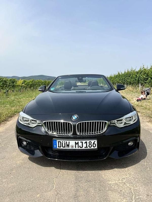 Schwarz Gebraucht 2016 BMW 430 Cabriolet M Sport Cabrio | 24.800 € (Superpreis) - Bild 1/4