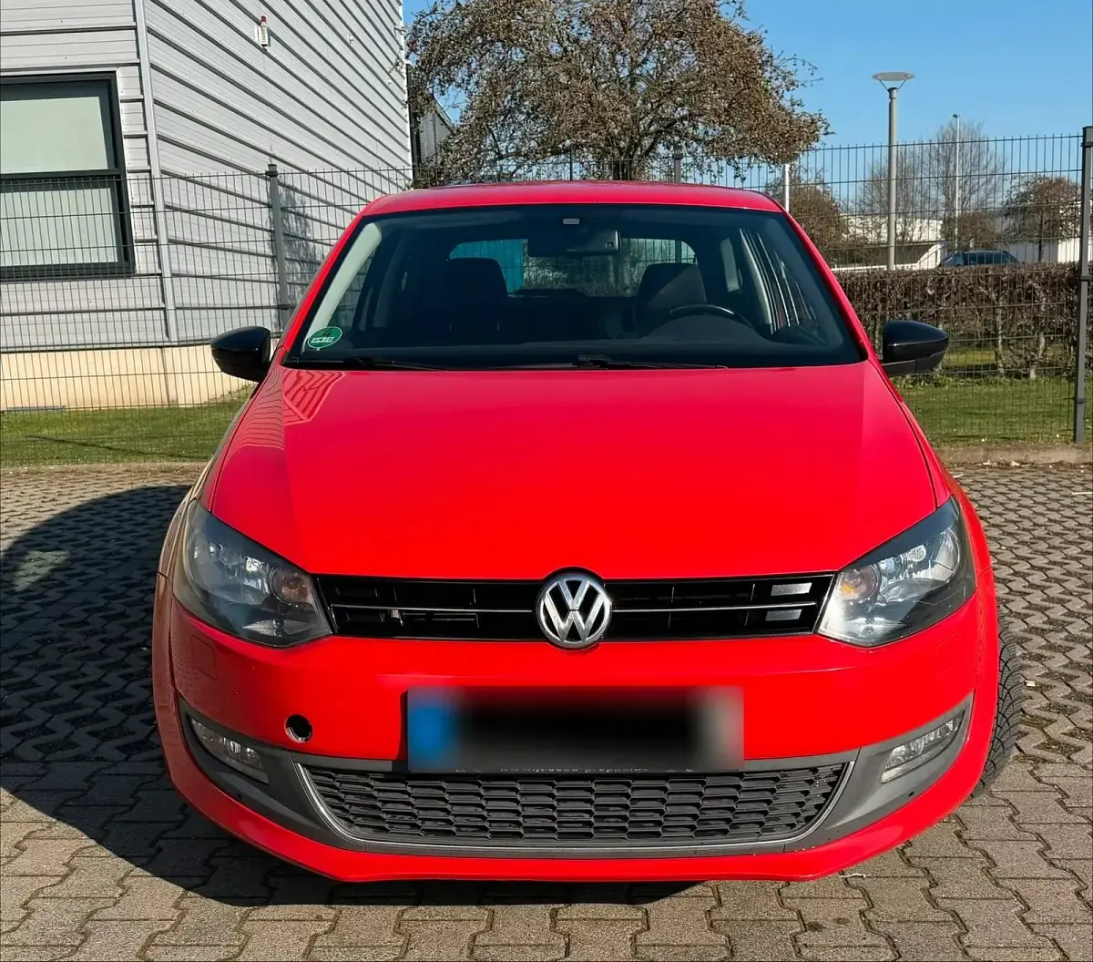 Gebraucht VW Polo Style 90 PS (66 kW) 2011 Rot Kleinwagen