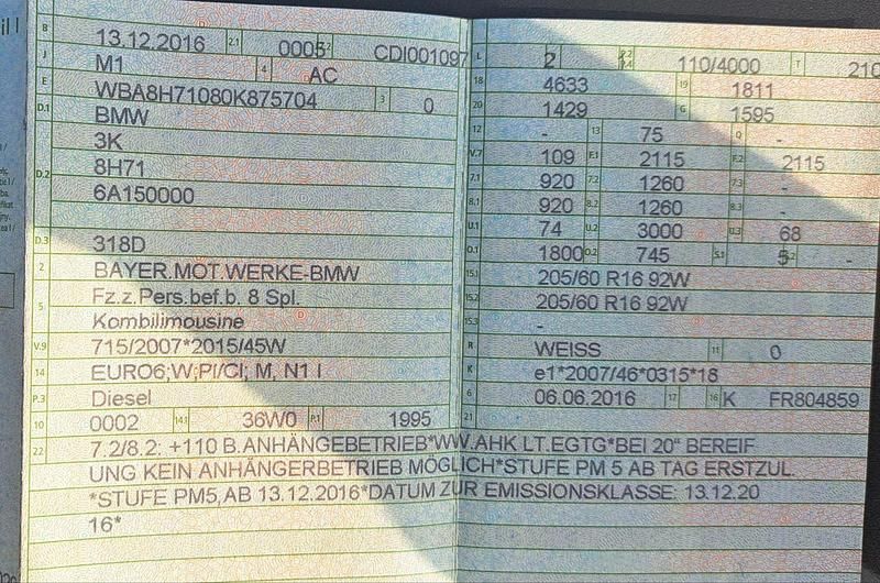 Gebraucht BMW 318 150 PS (110 kW) 2016 Andere farben Kombi