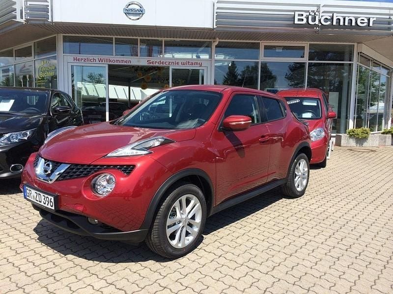 Rot Gebraucht 2014 Nissan Juke Acenta SUV | 9.990 € (Etwas zu teuer) - Bild 1/4