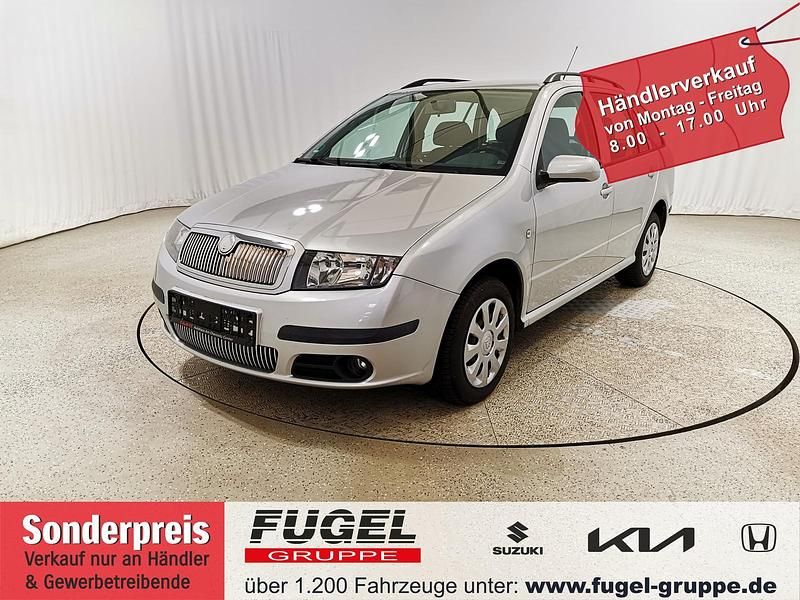 Diamantsilber metallic Gebraucht 2007 Skoda Fabia Cool Edition Limousine | 1.499 € (Superpreis) - Bild 1/4