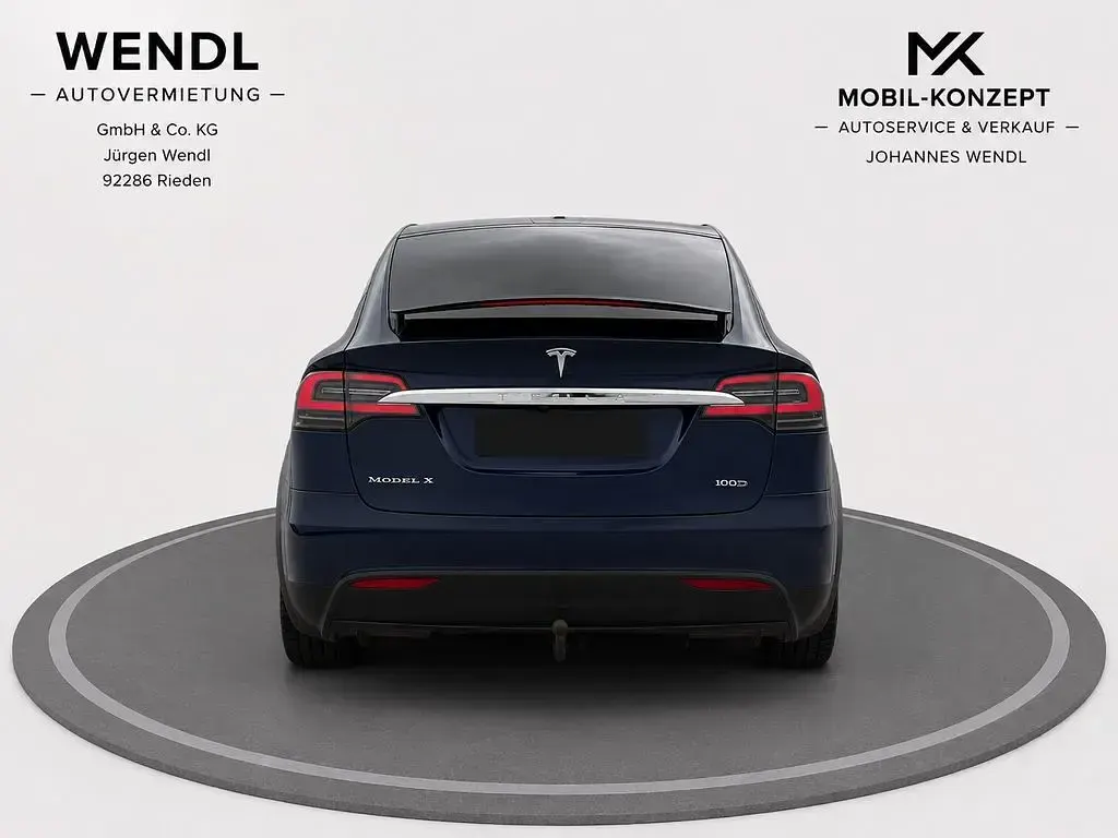 Gebraucht Tesla Model X 386 kW (525 PS) 2018 Blau SUV