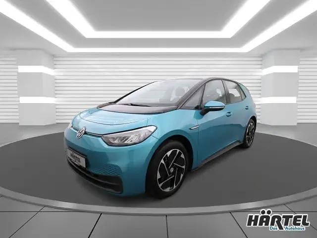 Gebraucht VW ID.3 Pro Performance 150 kW (204 PS) 2021 Makenatürkis (green), metallic Kleinwagen