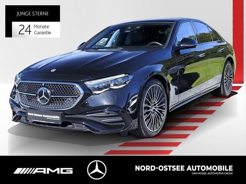 Gebraucht Mercedes E200 AMG 204 PS (150 kW) 2024 Metalliclack obsidianschwarz Limousine