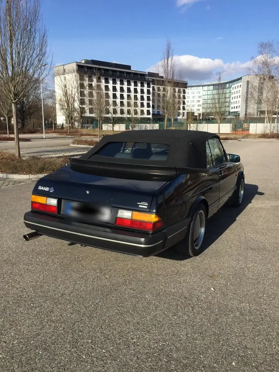 Gebraucht Saab 900 Cabriolet 126 PS (92 kW) 1989 Schwarz Cabrio