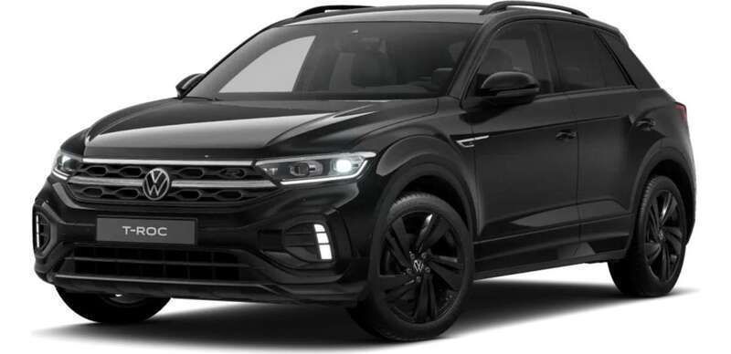 Schwarz (deep black perleffekt) Neu 2025 VW T-Roc R-line SUV | 35.457 € (Superpreis) - Bild 1/4
