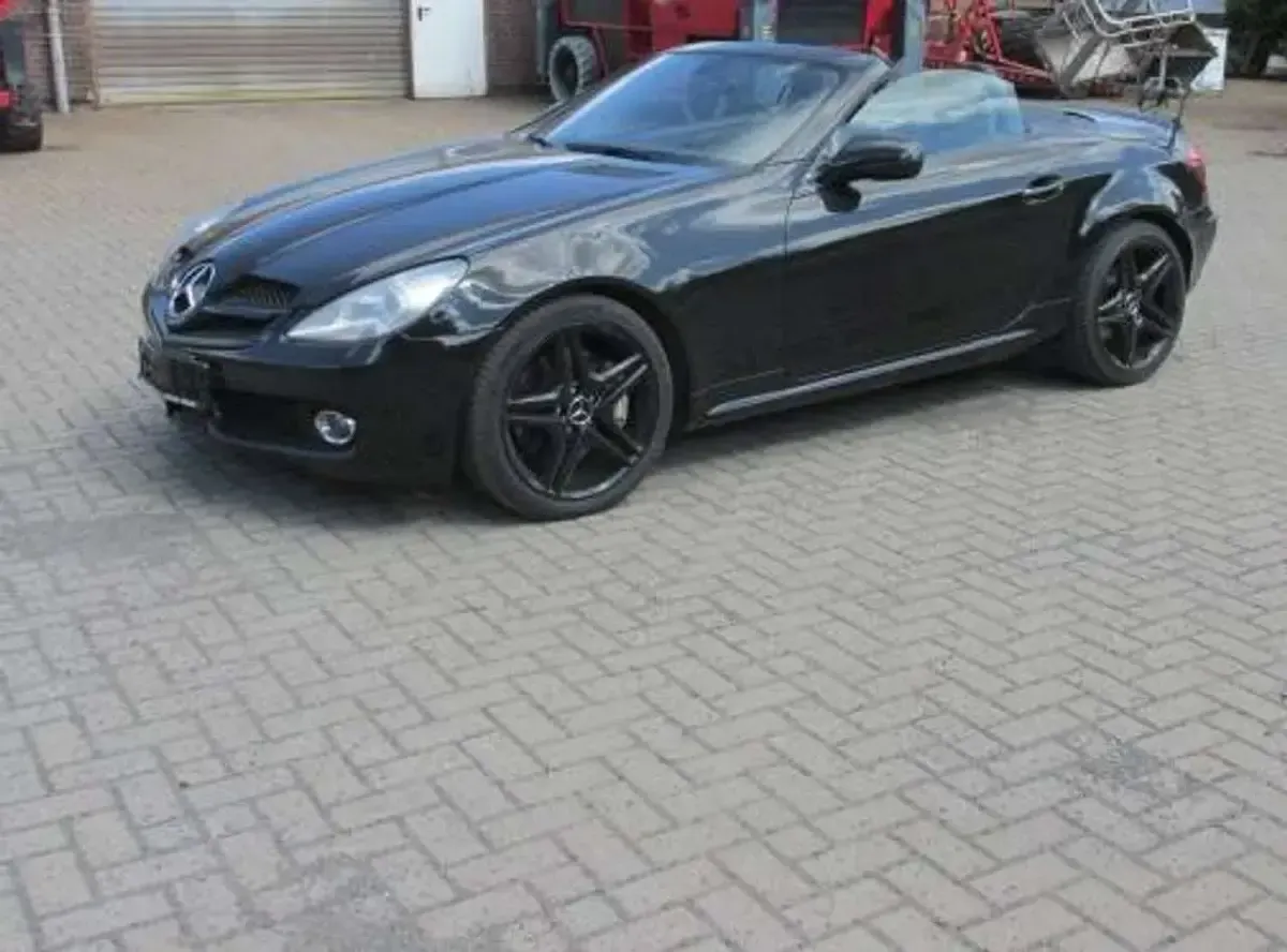 Gebraucht Mercedes SLK200 184 PS (135 kW) 2008 Schwarz Cabrio
