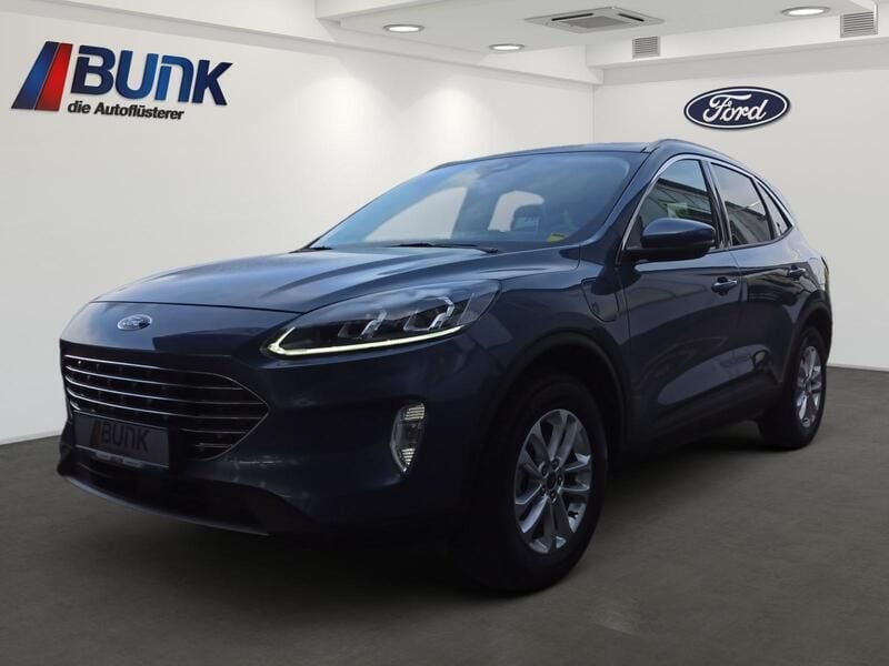 Chroma blau metallic Gebraucht 2022 Ford Kuga Titanium SUV | 27.990 € (Fairer Preis) - Bild 1/4