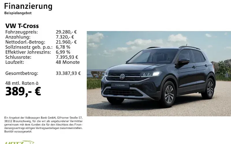 Nuevo VW T-Cross 116 CV (85 kW) 2026 Plateado SUV