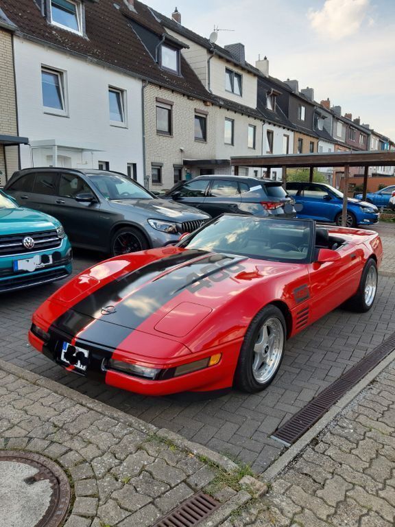 Rot Gebraucht 1991 Corvette C4 Cabrio | 20.500 € - Bild 1/4
