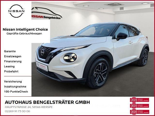 Pearl white Gebraucht 2025 Nissan Juke N-Connecta SUV | 21.995 € (Fairer Preis) - Bild 1/4