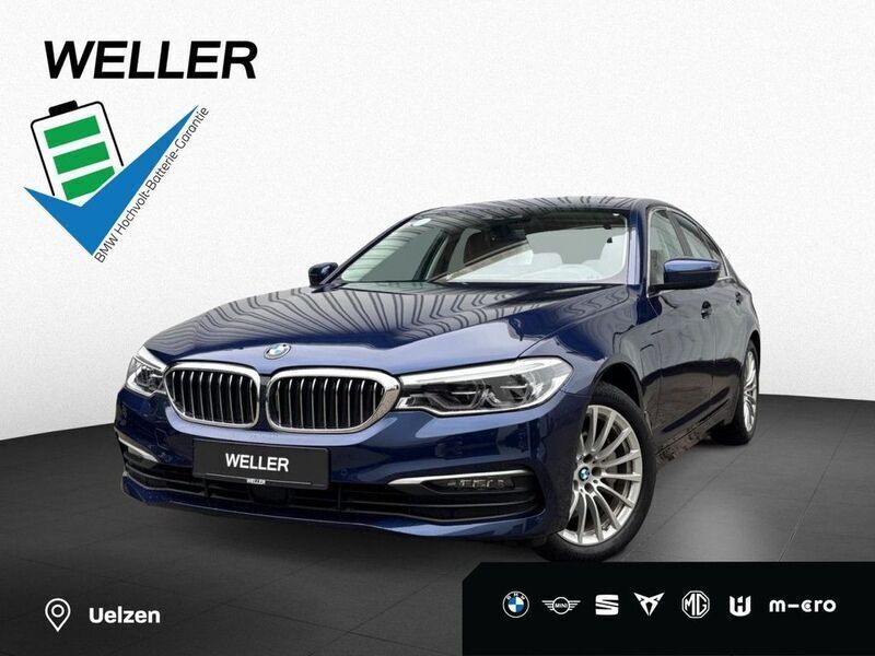 Mediterranblau (blau) Gebraucht 2020 BMW 530e Sport Line Limousine | 27.900 € (Fairer Preis) - Bild 1/4