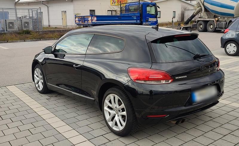 Second-hand VW Scirocco 160 CP (117 kW) 2008 Negru Coupe