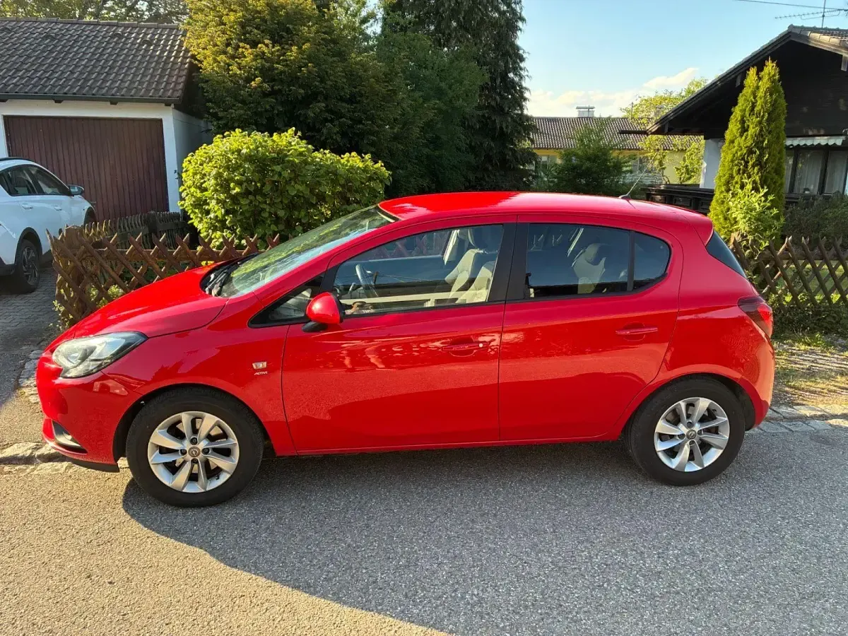 Gebraucht Opel Corsa Edition 101 PS (74 kW) 2018 Rot Kleinwagen
