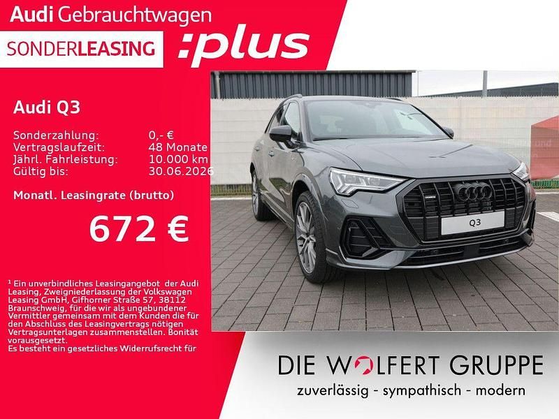Gebraucht Audi Q3 S-Line 193 PS (141 kW) 2025 Mythosschwarz metallic SUV