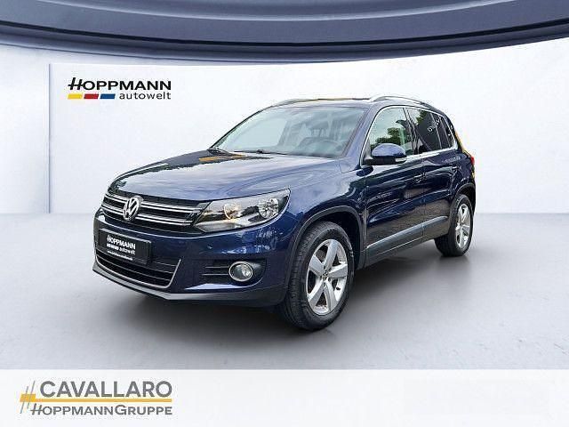 Night blue metallic Gebraucht 2014 VW Tiguan Sportline SUV | 11.490 € (Fairer Preis) - Bild 1/4