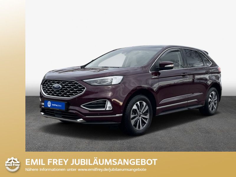 Kirsch rot metallic Gebraucht 2020 Ford Edge Vignale SUV | 35.490 € (Teuer) - Bild 1/4