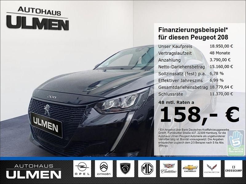 Schwarz Gebraucht 2023 Peugeot e-208 Allure Kleinwagen | 18.950 € (Guter Preis) - Bild 1/4