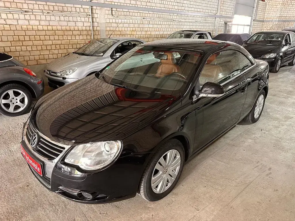 Brugt VW Eos 200 HK (147 kW) 2008 Sort Cabriolet
