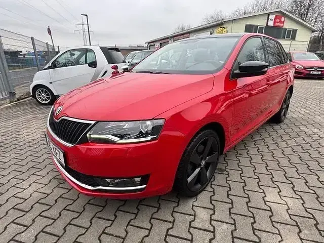 Używany Skoda Rapid Style 110 KM (80 kW) 2017 Czerwony Hatchback