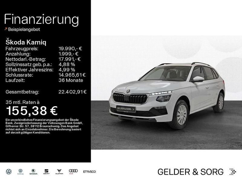 Candyweiß Neu 2025 Skoda Kamiq Essence SUV | 19.990 € (Guter Preis) - Bild 1/4
