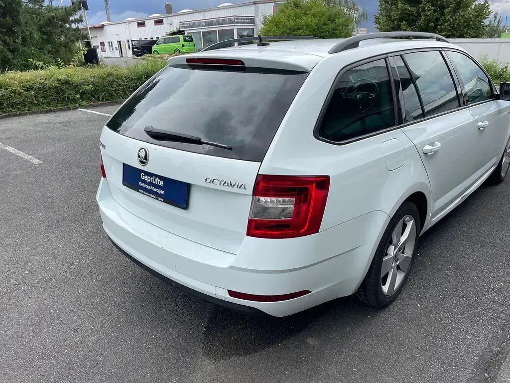 Gebraucht Skoda Octavia Clever 116 PS (85 kW) 2019 Weiß Kombi