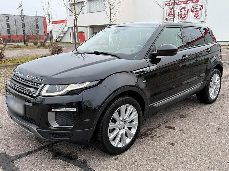 Schwarz Gebraucht 2017 Land Rover Range Rover evoque SUV | 12.900 € (Superpreis) - Bild 1/4